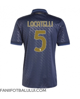 Juventus Manuel Locatelli #5 Tricou Fotbal Replică 2024-25 Barbati Treilea